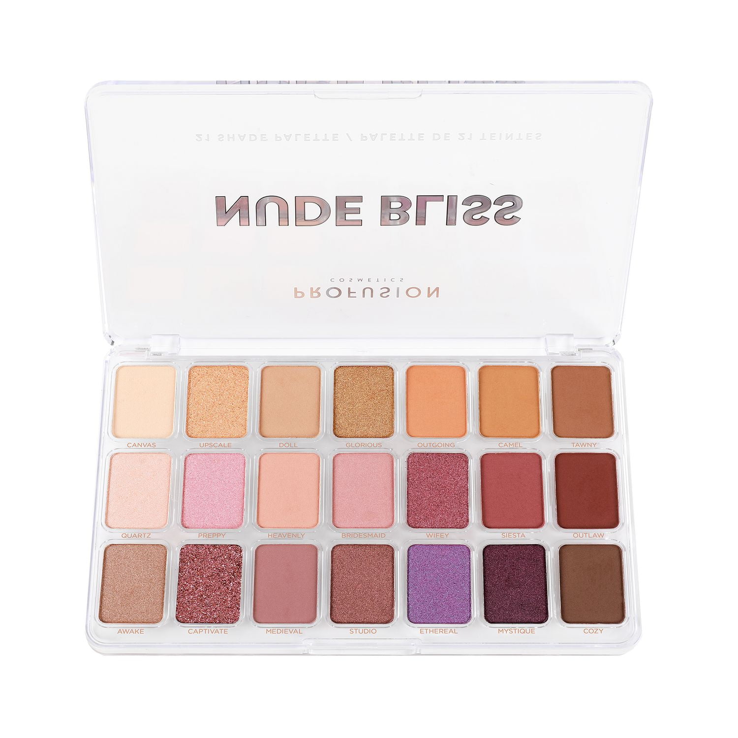 Profusion Cosmetics | Artistry 21 Shade Palette - Nude Bliss