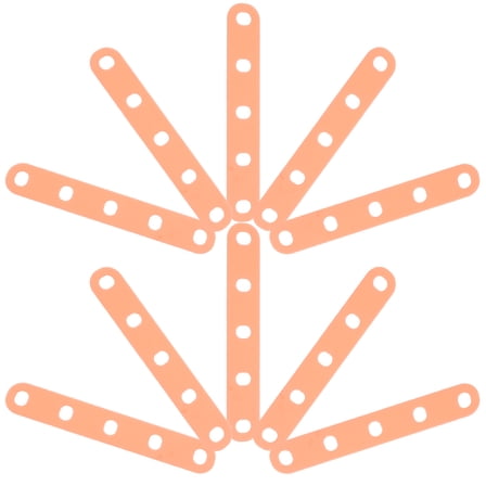 NIAIZEK 20Pcs Silicone Bands for Hair Curlers Orange Hair Roller Bands Seamless Design