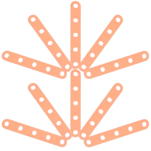 NIAIZEK 20Pcs Hair Roller Bands Orange for Curling Perm Rods Suitable for Professional Salons