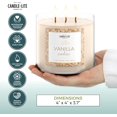 thumbnail image 3 of Candle-Lite Scented Candles, Vanilla Cookie Fragrance, 14 oz Three-Wick Aromatherapy Jar Candle, Perfect for Gifting and Celebration, 3 of 7
