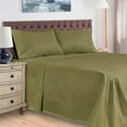 thumbnail image 2 of 400-Thread Count 100% Egyptian Cotton Lightweight Solid Sheet Set with Deep Pockets Sage / Cal King, 2 of 5