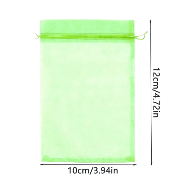 Bolsas de Malla de Cordón 100 Bolsas de Protección de Fruta, Bolsas de Malla de Fruta de Árbol Frutal, Bolsas de Malla de Fruta, Bolsas de Malla de Cordón, Bolsas de Malla de Flores de Fruta para Vege