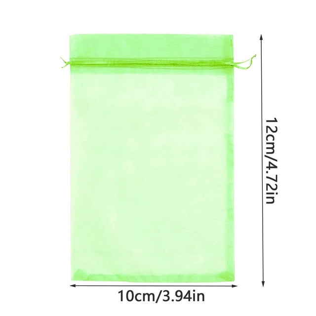 100pcs Fruit Protector Bags, Fruit Tree Fruit Mesh Bags Fruit Mesh Bags With Drawstring Mesh Bags Fruit Flowers