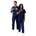thumbnail image 3 of Sivvan Unisex Classic Scrub Set V-Neck Top/Drawstring Pants (Available in 15 Solid Colors), 3 of 7