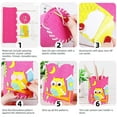 thumbnail image 1 of stanreset 6PCS DIY Children Craft Pencil Holder Kids Craft Toy Safety Durable with Sewing Kit Handwork Felt Pencil Case, 1 of 6