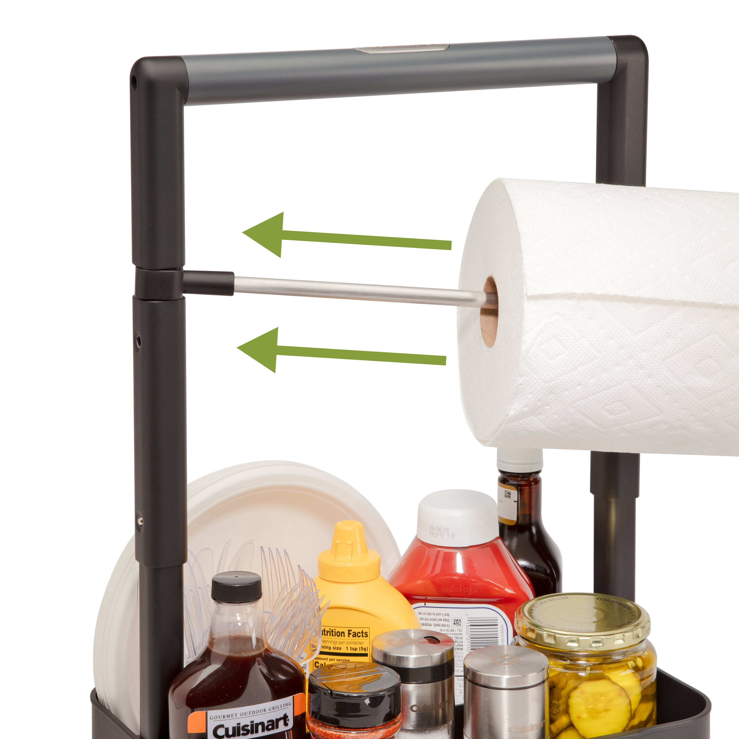 Cuisinart BBQ Grill Caddy, Black, Plastic