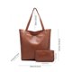 thumbnail image 2 of Bolso de mano de cuero suave para mujer, de un solo hombro, de cuero encerado vintage, de gran capacidad, moderno, nuevo, con bolsillo, 2 of 5