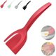 thumbnail image 1 of Espátula para yemas, espátula para huevos fritos con yemas, pinzas para espátula con agarre y giro, espátula de silicona de doble cara para huevos fritos, pinzas para girar y girar, espátula para huev, 1 of 6