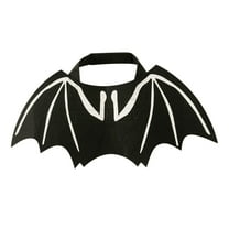 Nmdmisc Halloween Pet Costumes, Cool Luminous Skeleton Bone Bat Wings Cosplay Cat Pets Costumes Dress Up Apparel Accessories for Kitten Puppies, S