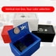 thumbnail image 3 of Caja de seguro para el hogar, Mini caja fuerte de Metal, alcancía creativa, gabinete de seguro para llaves, decoración de escritorio Feliz Sencillez, 3 of 5