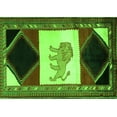 thumbnail image 1 of Ahgly Company Indoor Rectangle Animal Green Traditional Area Rugs, 7' x 10', 1 of 1