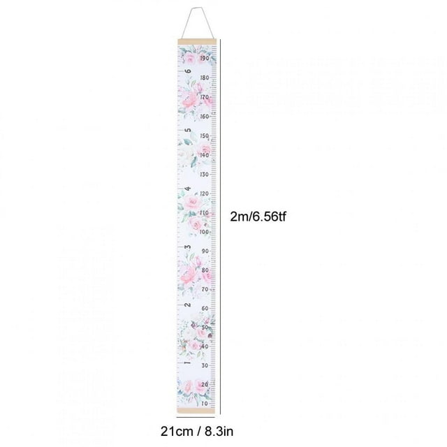 Rdeghly Growth Chart, Height Chart Cute Wall Ruler Removable Height Measure Chart Wall Sticker Height Measure Home Room Decoration Child Toy Growth Chart For Kids