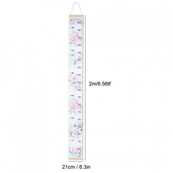 Rdeghly Growth Chart, Height Chart Cute Wall Ruler Removable Height Measure Chart Wall Sticker Height Measure Home Room Decoration Child Toy Growth Chart For Kids