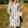 thumbnail image 3 of Cocktail Glass Dress Summer Dresses Woman Street Style Big Size Casual Dress, 3 of 9
