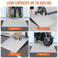 thumbnail image 3 of Bingirl 5in Rise Threshold Ramps for Doorways Portable Door Ramps 700 Lbs Capacity Adjustable Aluminum Entry Ramp for Wheelchairs Scooters Walkers and Power Chairs, 3 of 8
