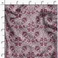thumbnail image 2 of Soimoi Block Print Printed, Poly Canvas Fabric, Decor Sewing Fabric by The Yard 56 Inch Wide,Decorative Fabric for Curtains Tote Bags, Pink, 2 of 6