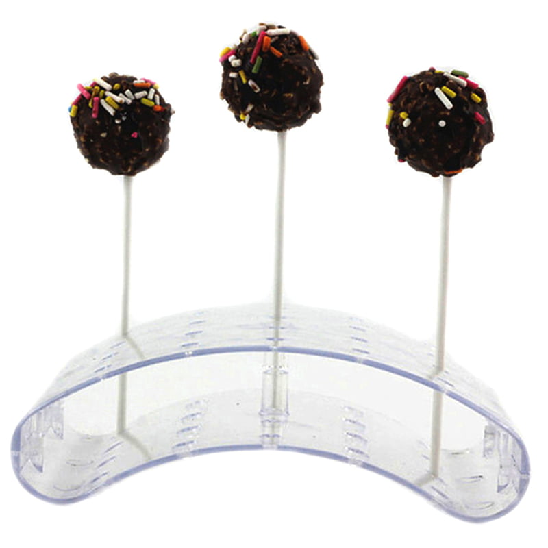Charmed 3 Tier 18 cake pops holder lollipop stand party wedding decors; Silver 