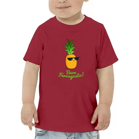

Buon Ferragosto Cool Ananas T-Shirt Toddler -Image by Shutterstock 2 Toddler