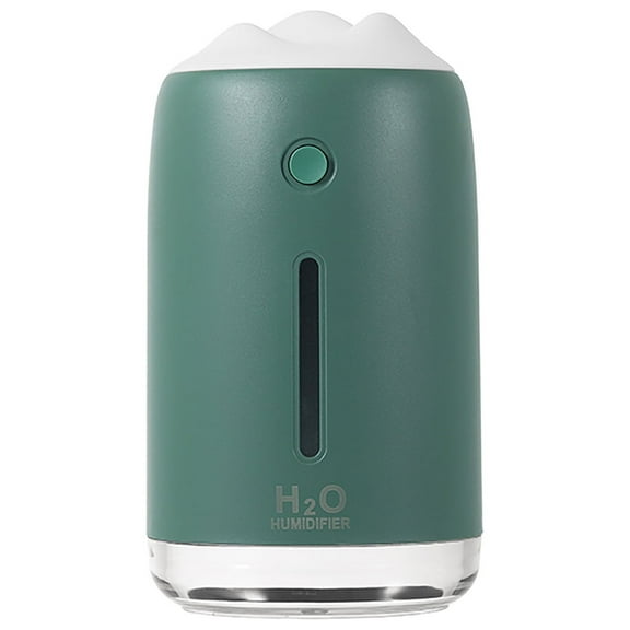 Oggfader Humidifier for Room Xiaoxueshan Humidifier USB Small LED Light Humidity Atomizer Green