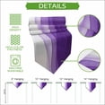 thumbnail image 5 of Purple Waves Table Runner Linen Burlap Table Runner 72 Inches Long Ombre Abstract Art Gradient Modern Dresser Scarves for Kitchen Island Coffee Dining Room Party Wedding Banquet Holiday Decor 16"x72", 5 of 8