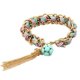 thumbnail image 1 of 5xVintage Bohemio Trenzado Cuerda Pulsera Cadena étnica Borla Encantos Joyería 5 piezas, 1 of 8