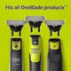 thumbnail image 2 of 3-Pack Replacement Blades for Oneblade Compatible Razor Heads, 2 of 5
