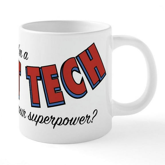 CafePress - I'm A Vet Tech What's Your - 20 Oz White Ceramic Mega Mug