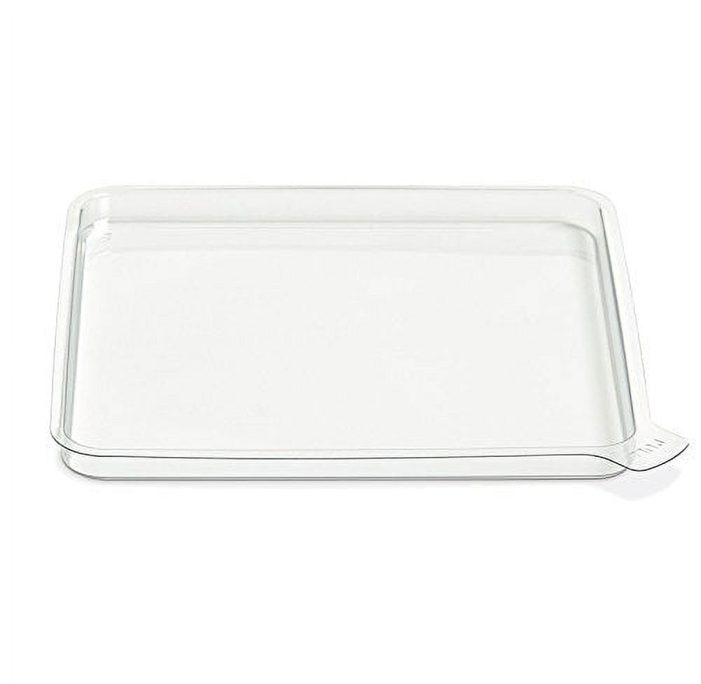 Placon Fresh 'n Clear 16 oz Clear Plastic Container with 3-Compartment Clear Insert Tray and Clear Lid, (100 SETS), PET Material, GoCubesв„ў - image 4 of 6