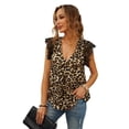thumbnail image 1 of Sleeveless Tops For Women,Lace Patchwork Vest, Solid Color V-Neck Fashion Ladies Sleeveless Top, 1 of 7