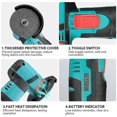 thumbnail image 2 of 12v Mini Brushless Electric Grinder Cordless Ing Grinding Cutting Electric Diy Tools, 2 of 3