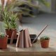 thumbnail image 4 of Regadera de acero inoxidable: regadera de metal con pico largo antiderrames, ideal para plantas de interior y exterior., 4 of 4