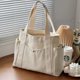 thumbnail image 1 of Tela de lona casual mujer de gran capacidad portátil 100 bolsos de hombro, 1 of 5