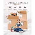 thumbnail image 4 of MUNBYN Thermal Label Printer with USB, 4x6 Shipping Label Printer for Home Shipping Small Business, Black & White, 4 of 11