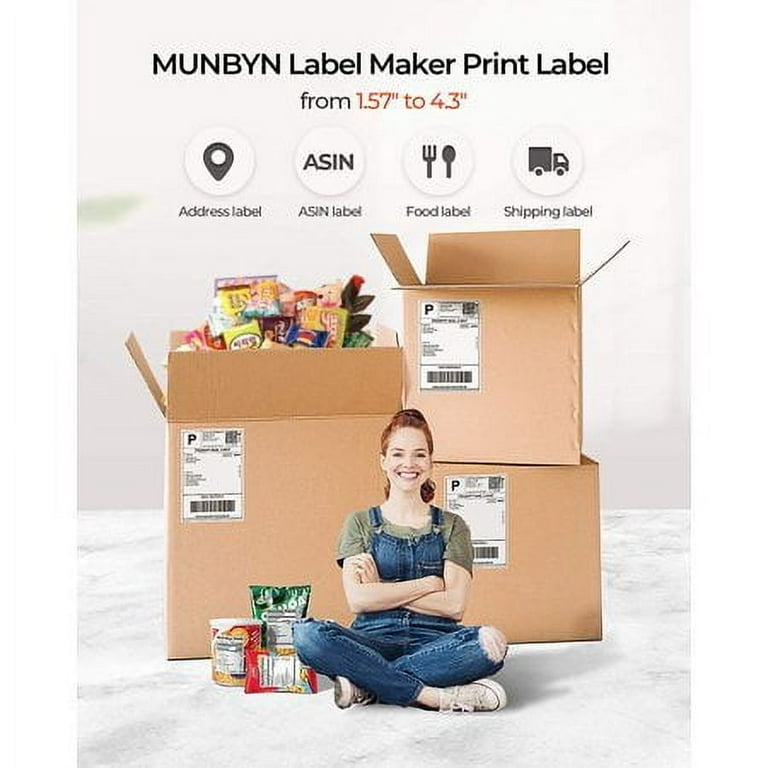 MUNBYN 4x6 Thermal Shipping Label Printer for UPS USPS FedEx     US