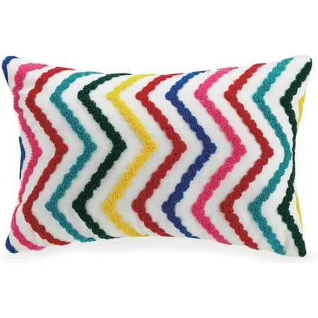 Little Lady Embroidered Pillow - Better Homes and Gardens Embroidered Chevron Youth Pillow, 12