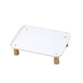 thumbnail image 3 of Dispensador de agua elevado para perros, soporte ergonómico para comedero, contenedor de comida Blanco, 3 of 9