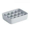 thumbnail image 4 of PENGXIANG Stackable White Organizer Bins Clothes Storage Baskets for Household Storage Organization, 4 of 4