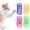 44PCS, variant on Cat Spring Toys - Plastic Colorful Interactive Cat Toys, Indoor Kitten Toys For Swatting Biting Hunting Active Play,Yellow,2.36"*0.79"