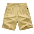 thumbnail image 2 of Mens Athletic Shorts Quick Dry Lightweight Gym Workout Shorts Outdoor Basketball Running Short with Zipper Pockets, 3XL, 2 of 7