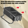 thumbnail image 5 of Kitchen Bathroom Multifunctional Drainage Rack, Wall Mounted Sink Shelf, Faucet Bath Organizer, Stainless Steel Material, Strong Load-Bearing, Self-Draining Design, Detachable, Easy Cleaning, 5 of 6