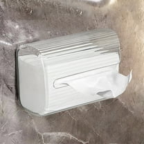 taicans Acrylic Wall Mount Paper Towel Dispenser,Clear Folded Paper Towel Holder for Bathroom Toilet and Kitchen,Adhesive No Drilling Z-fold,C-fold or Multi-Fold Paper Towels Hand Towel Dispenser A