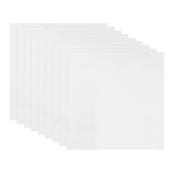 Hoja deshidratadora de silicona Uxcell de 14 x 14" reutilizable y antiadherente para secar frutas, blanca, 9 piezas