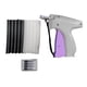 thumbnail image 2 of Fijador Rápido De Ropa, Pistola De Coser, Fijador Rápido De Ropa Para Ropa, Pistola De Micro Etiquetado Para Ropa Con 6 Agujas Y 1000 Sujetadores, Mini Herramienta De Dobladillo, 2 of 7