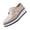 Beige, variant on Women's Platform Oxfords Fashion Wingtip Round Toe Comfort Lightweight Height Increasing Leather Creepers Causal Lace up Shiny Patent Dress Shoes (Wine, 6)