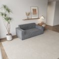 thumbnail image 4 of Lisonu 3-Seater Sofa-in-a-Box, 70" No-Assembly Memory Foam Couch for Apartments & Easy Transport, Modern Corduroy Sofa, Gray, 4 of 8