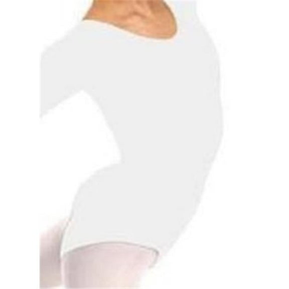 Leotard Lycra Adult Costume, Large - White