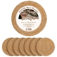 thumbnail image 1 of Placemat BAVIFY, redondo, tejido, 13 pulgadas, juego de 8 unidades de ratán natural, 1 of 6