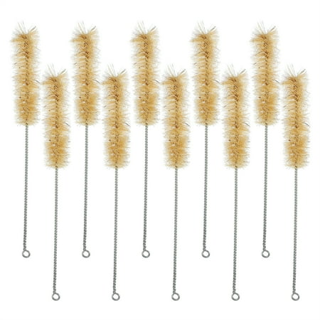 

10pcs Practical Cleaning Brush Durable Tube Brushes Straw Brushes for Labs