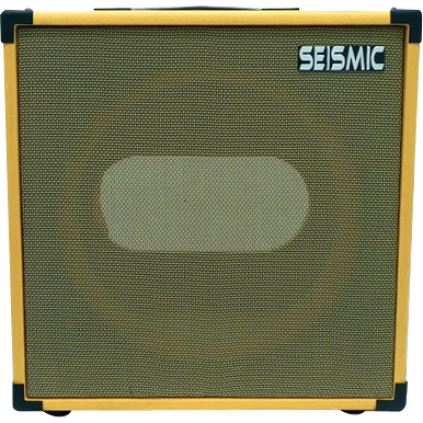 Seismic Audio Luke-1x12TR, Empty 12" Guitar Cabinet, Orange Tolex/Wheat Cloth Grill - image 2 of 3
