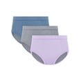 thumbnail image 6 of Hanes Confident Nights™ Girls' Overnight Underwear, 3-Pack, Light & Moderate Leaks, Grey Multi Assorted 8, 6 of 7